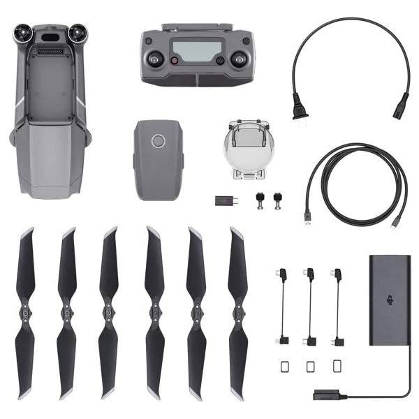 DJI Mavic 2 Pro - Drone Quadcopter UAV with Hasselblad Camera 3-Axis Gimbal HDR 4K Video Adjustable Aperture 20MP 1" CMOS Sensor, up to 48mph, Gray