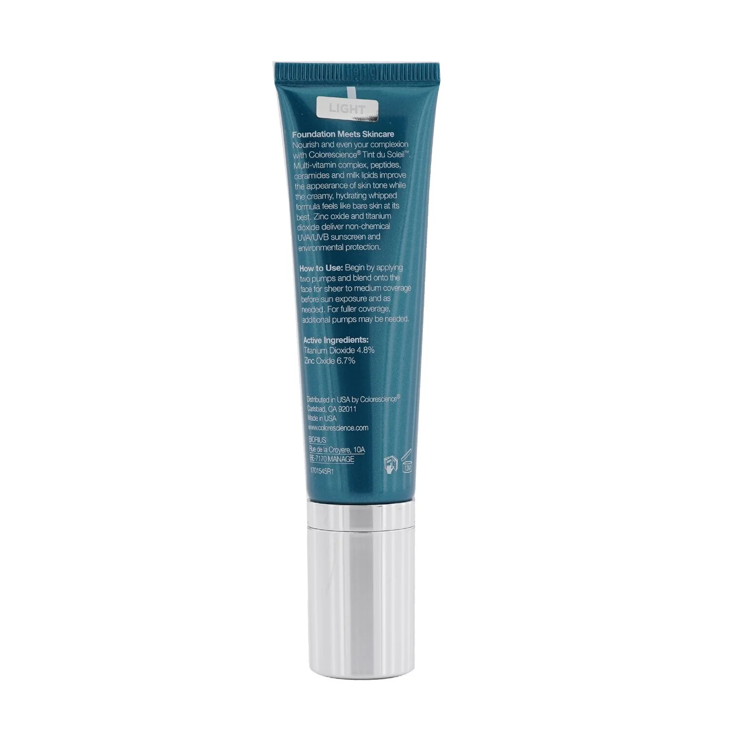 Colorescience Tint Du Soleil Whipped Foundation SPF 30 - # Light  30ml/1oz