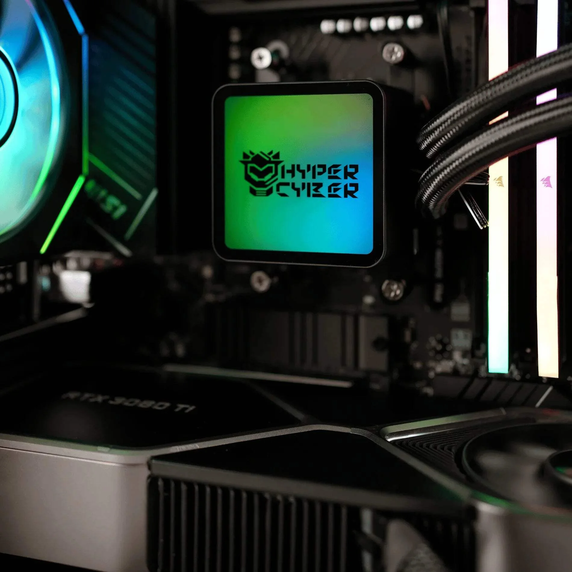 Hyper Cyber Rage Y | AMD Ryzen 9 9950X3D | NVIDIA GeForce RTX 4060 Ti | Gaming PC