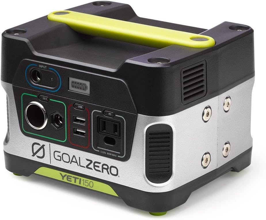 Goal Zero Yeti 400 Portable Power Station, 400Wh Battery Powered Generator Alternative with 12V, AC and USB Outputs