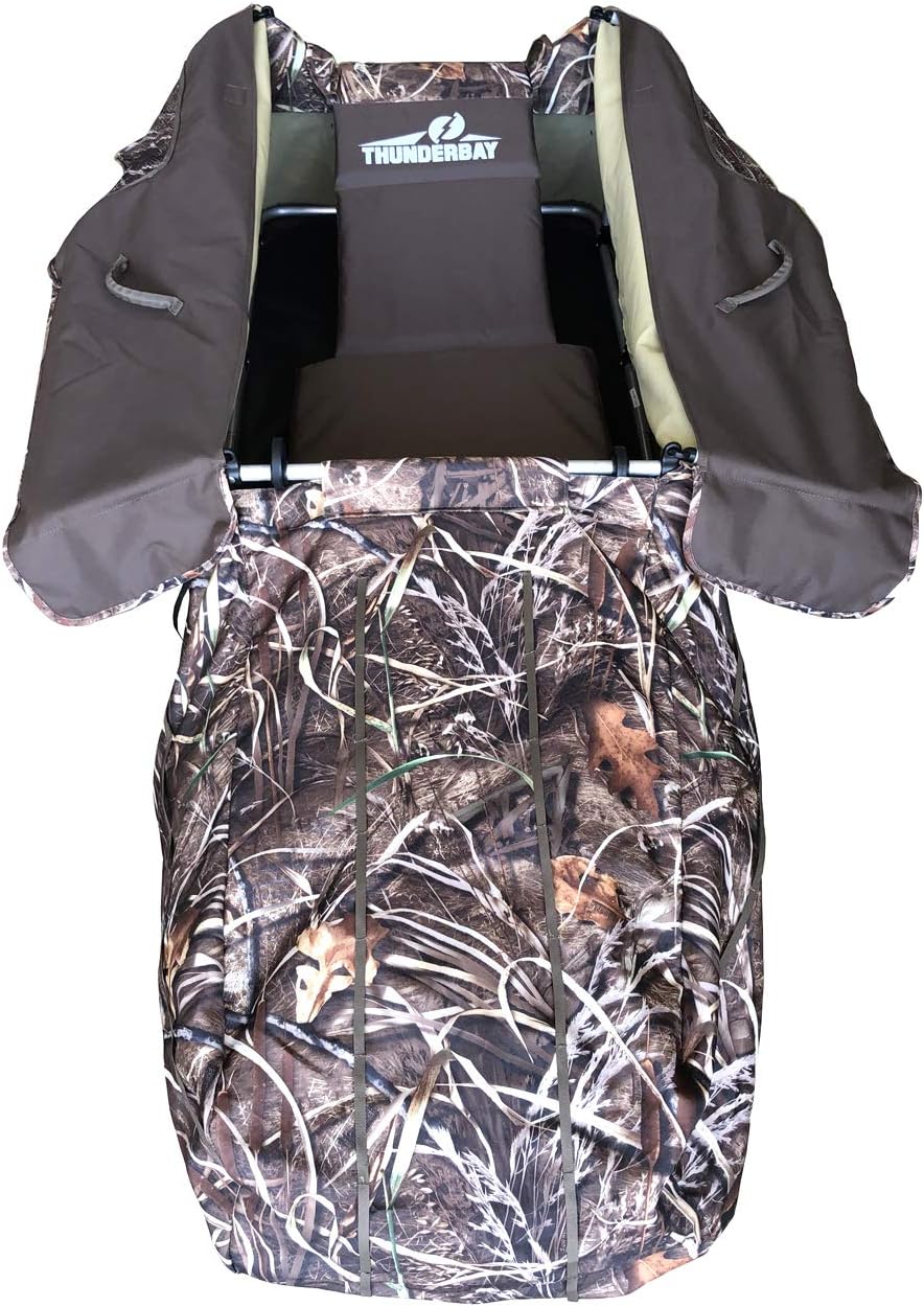 THUNDERBAY Band Collector Foldable Layout Blind, 600D Polyester Hunting Blind for Duck Hunting, 82" Long 27" Wide 17.5" Tall