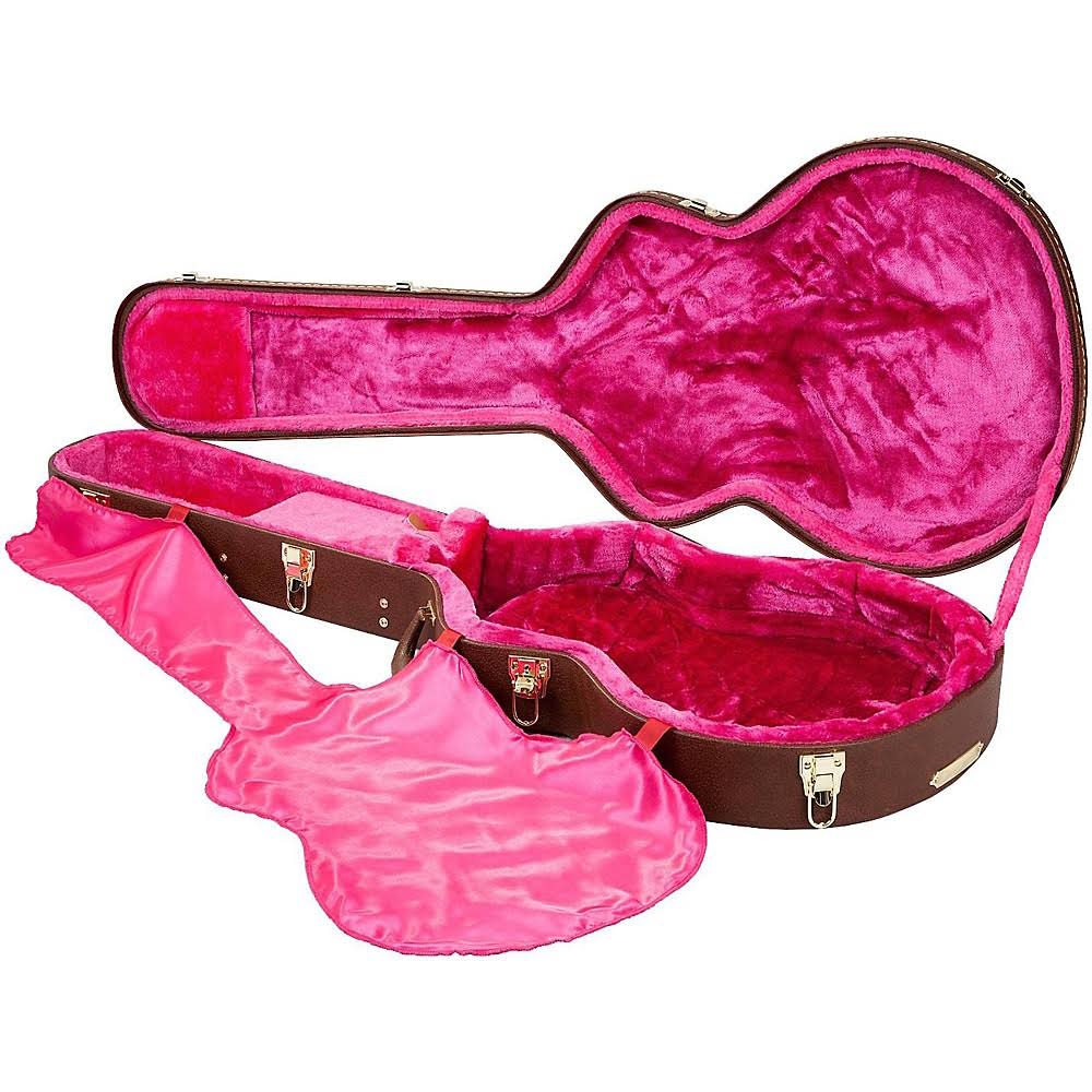 Gator GW-335-BROWN Semi-Hollow Guitar Deluxe Wood Case