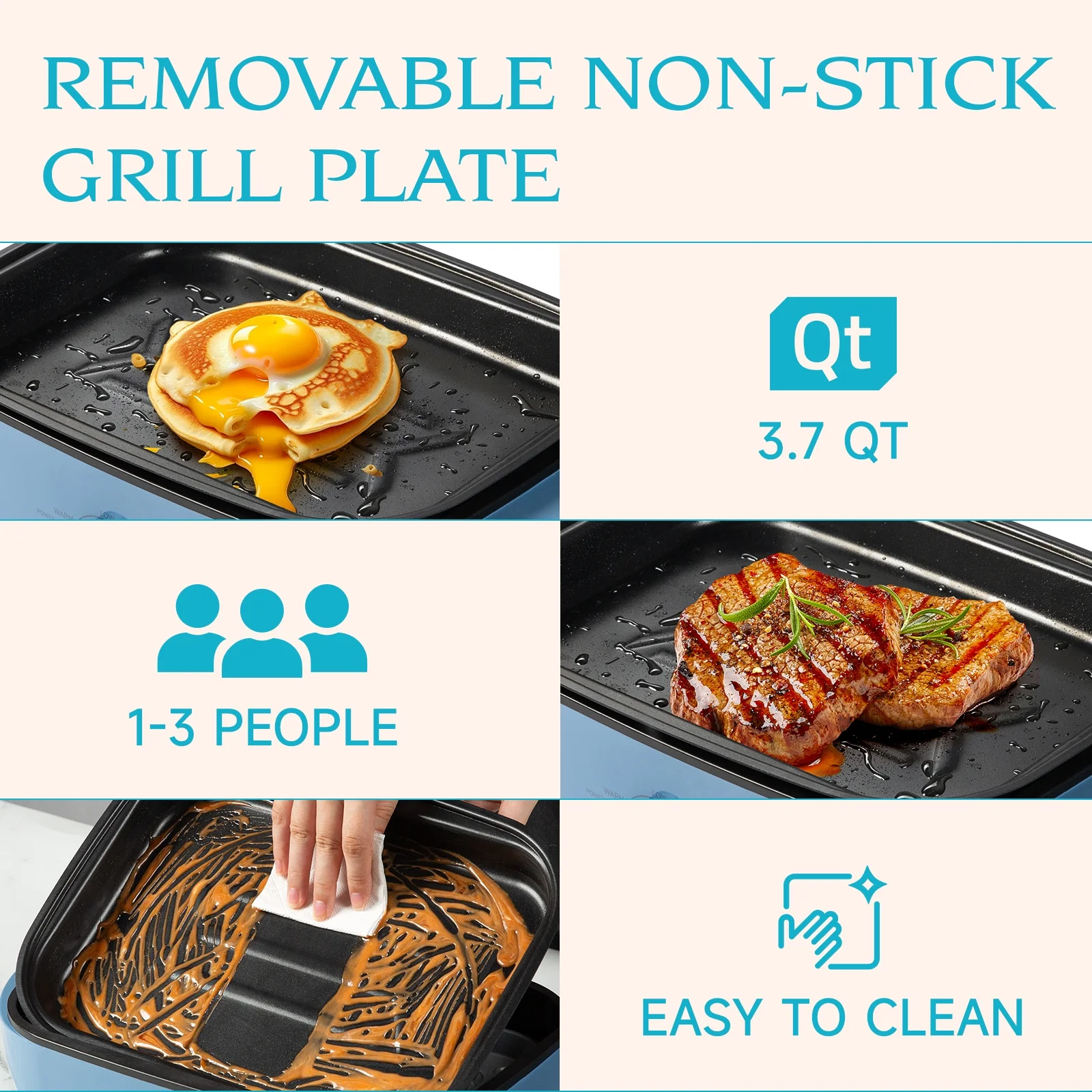 Ventray Essential Every Grill 12-In-1 Electric Indoor Grill
