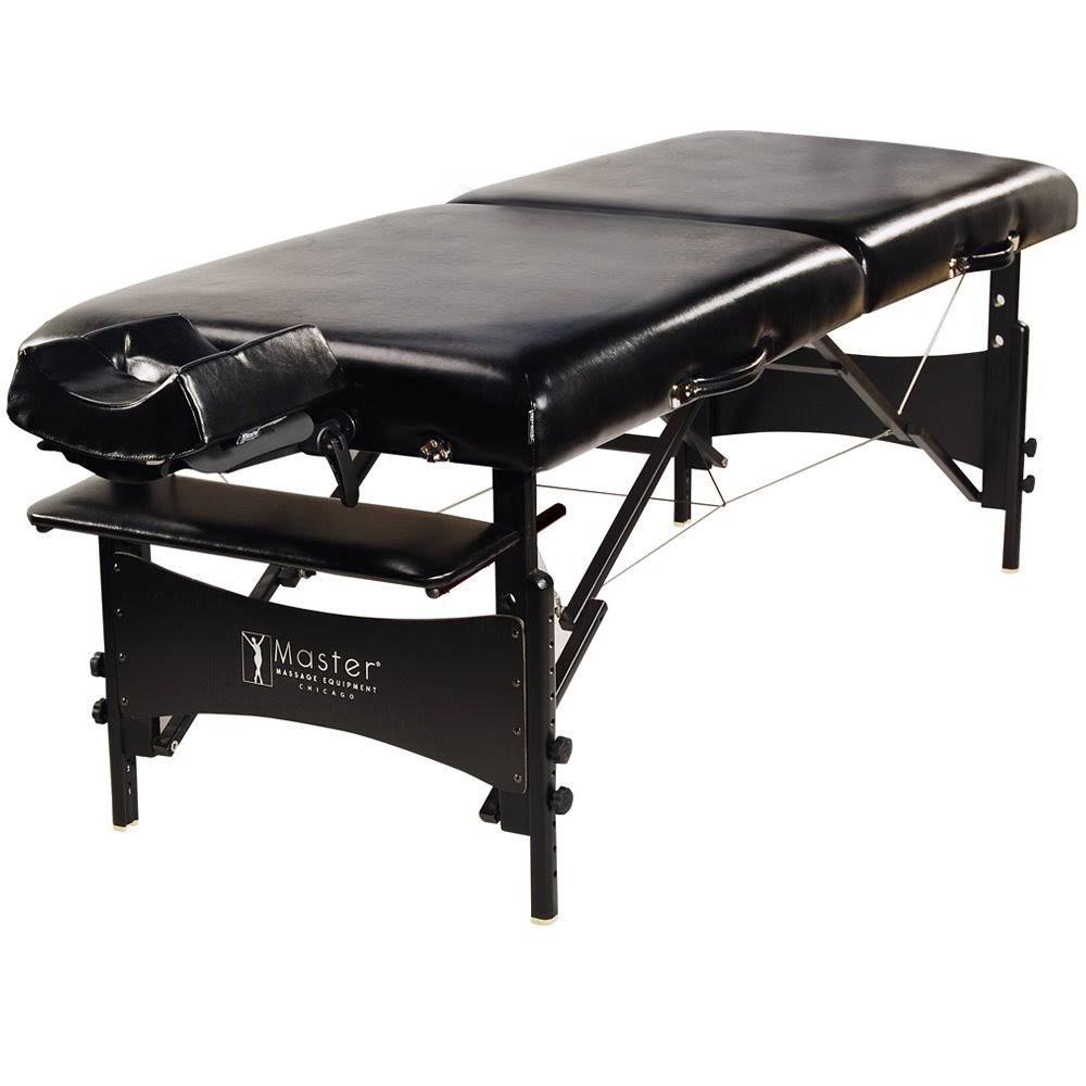 Master Massage 30" Galaxy LX Portable Massage Table Package Black Color with Memory - Megean