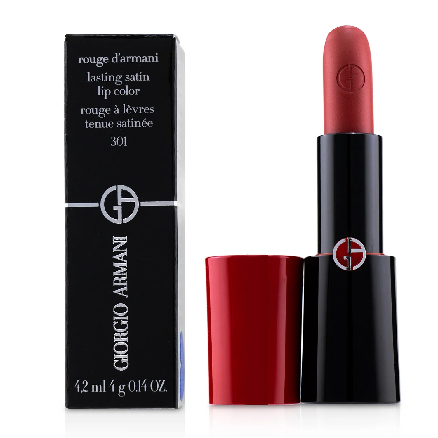 Giorgio Armani Rouge d'Armani Lasting Satin Lip Color - # 602 Night Viper  4g/0.14oz