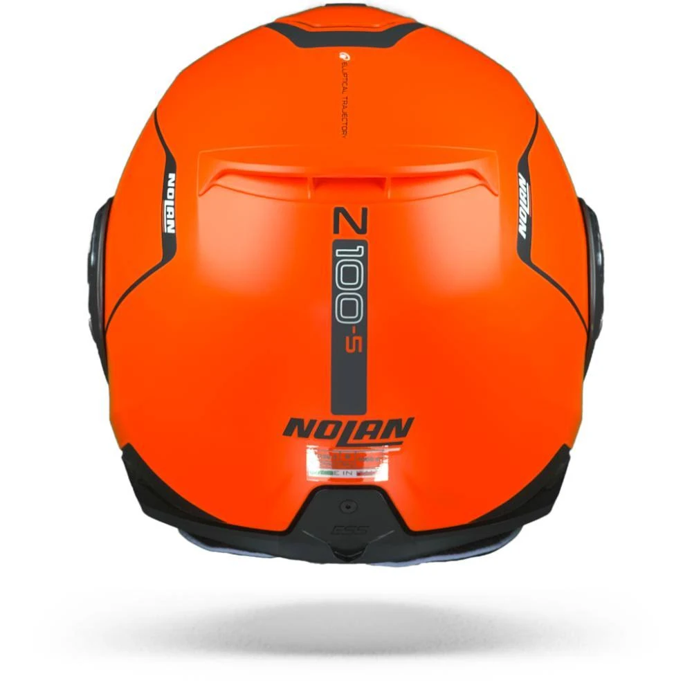 Nolan N100-5 Consistency N-Com Helmet, Orange, Size Xs