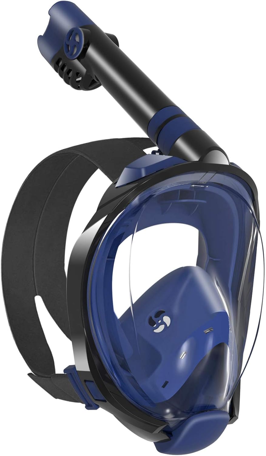 W WSTOO Snorkel Mask with Latest Dry Top Breathing System,Fold 180 Degree Panoramic View Full Face Snorkel Mask Anti-Fog Anti-Leak with Camera Mount