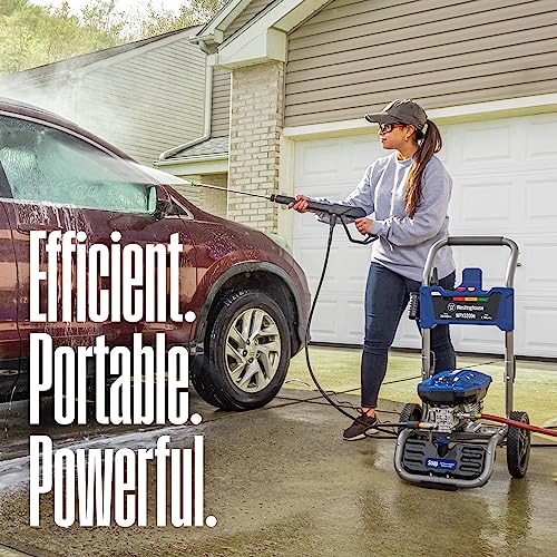 Westinghouse WPX3400e Electric Pressure Washer, 3400 Max PSI and 2.0 Max GPM, Brushless Motor, Onboard Soap Tank, Spray Gun and Wand, 5 Nozzle Set