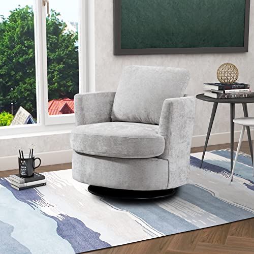 ODUWA Swivel Barrel Chair Set of 2