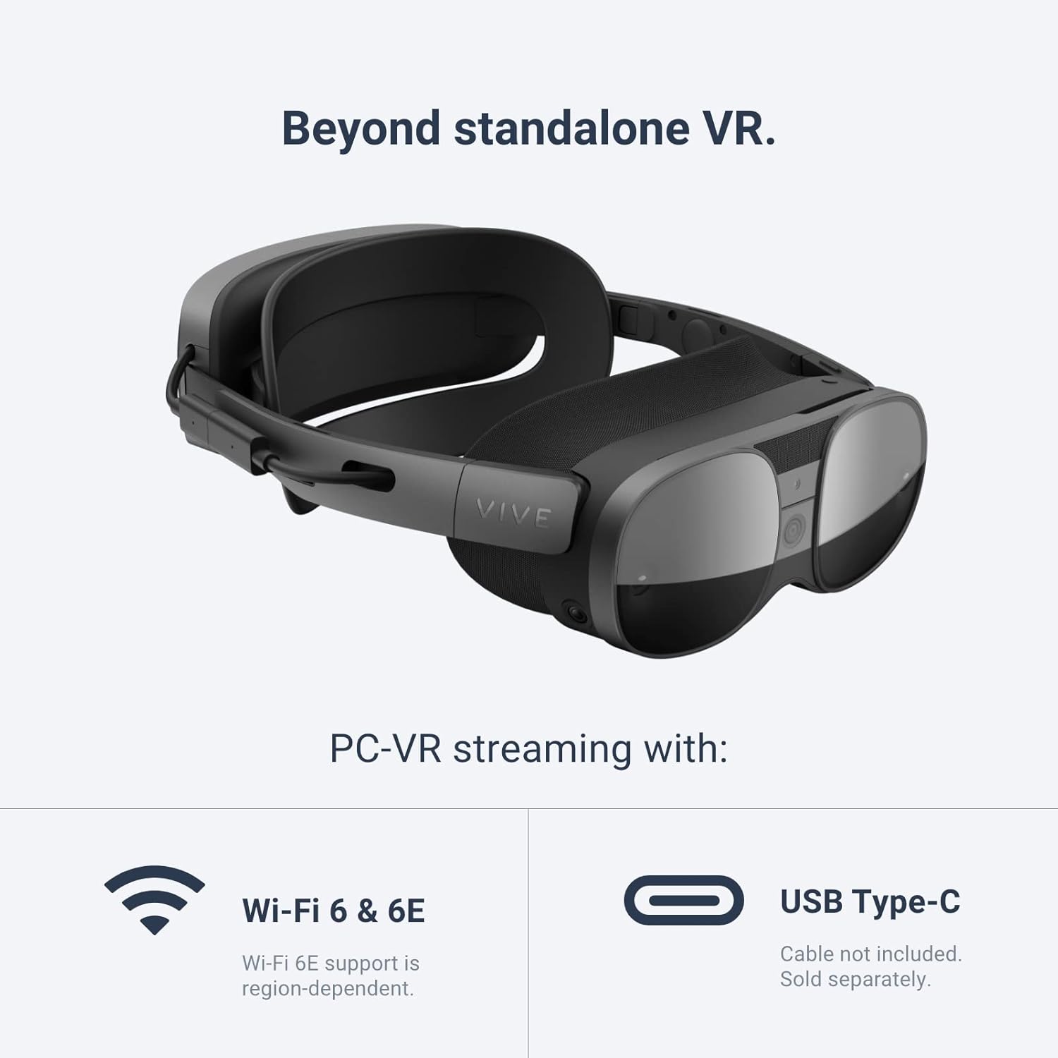 HTC Vive XR Elite Virtual Reality Headset + Controllers