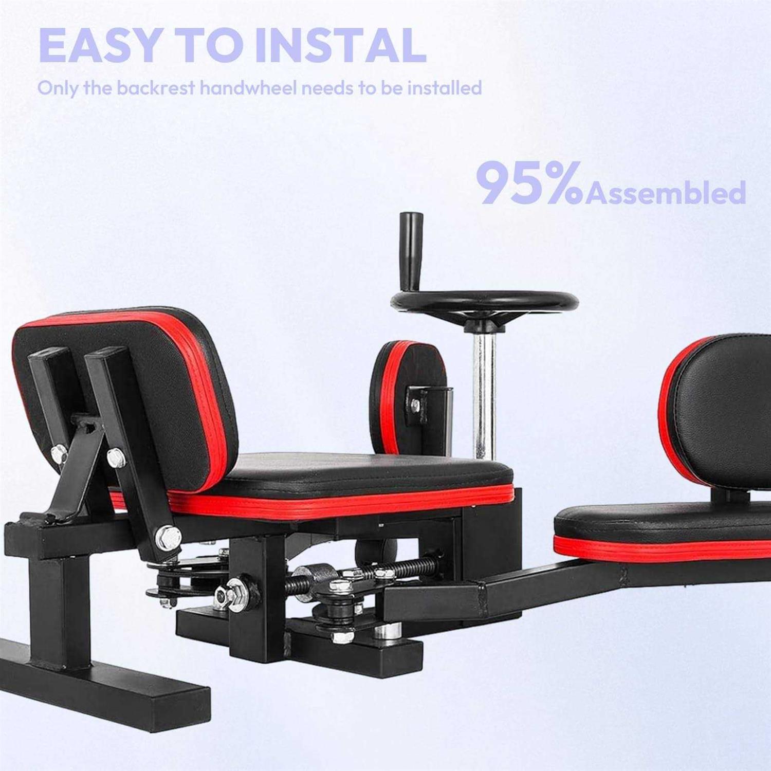 BotaBay Pro Leg Stretcher 330LBS Leg Stretch Machine Heavy Duty Steel Frame Leg Stretcher Machine Training Fitness Equipment Leg Stretcher for Home