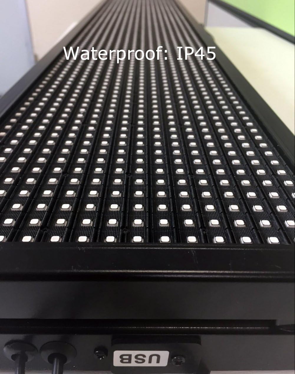 P5 39x14Indoor Full Color LED sign Programmable Scrolling Display Message Board can Edit Text,Image, Video Display Electronic Rolling for Business