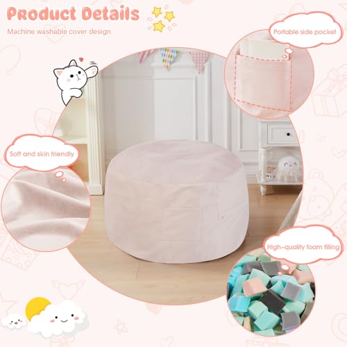 Bean Bag Chairs for Adults - Giant Bean Bag Chair Convertible Bean Bag Bed - Beanbag Chair with Micro Fiber Cover/Furniture Foam Filler