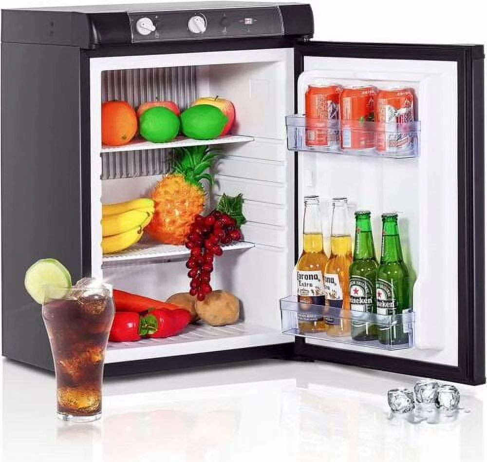 SMAD 2.1 Cu ft Gas Fridge Portable Refrigerator 12V/110V/LPG RV Truck