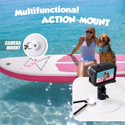 Tuxedo Sailor Inflatable Stand Up Paddle Board with Complete Accessories for Surfing and Traveling