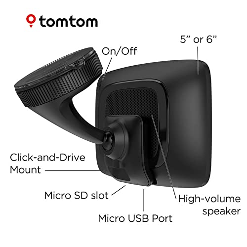 TomTom GO Supreme 6” GPS Navigation Device with World Maps, Traffic and Speed Cam alerts thanks to TomTom Traffic, Updates via WiFi