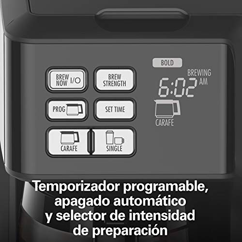 Hamilton Beach (49976 Coffee Maker, Single Serve & Full Coffee Pot,Compatible withK-Cup Packs or Ground Coffee, Programmable, FlexBrew