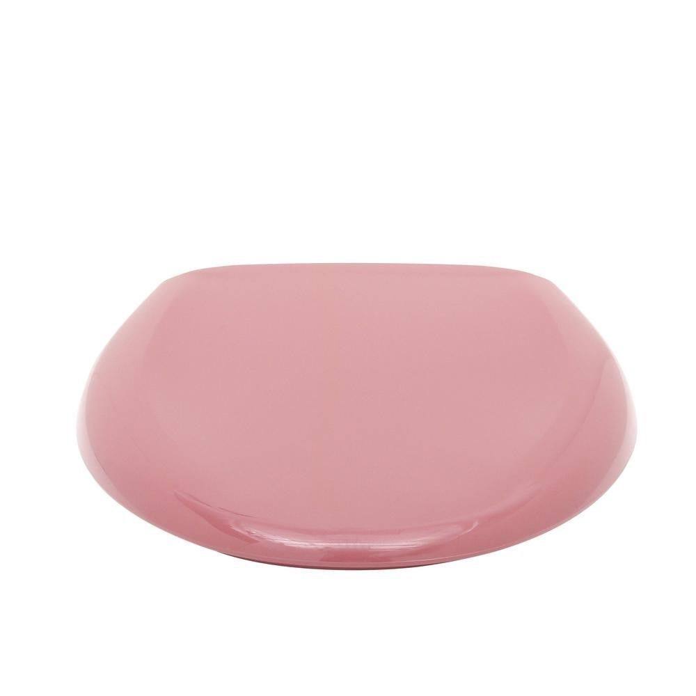Bemis Elongated Closed Front Toilet Seat in Raspberry