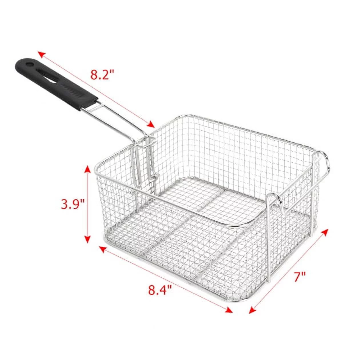 12L Stainless Steel Electric Fryer, Professional Fryer Double Tank Deep Fryer With Basket For Home and Commercial