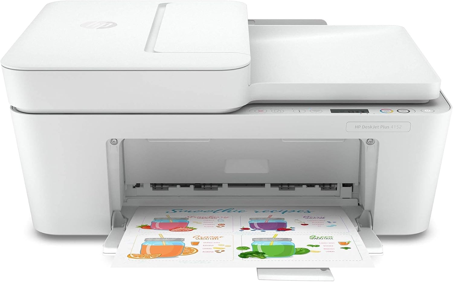 HP DeskJet Plus 4155 Wireless All-in-One Printer | Mobile Print, Scan & Copy | HP Instant Ink Ready | Auto Document Feeder (3XV13A) (Renewed)