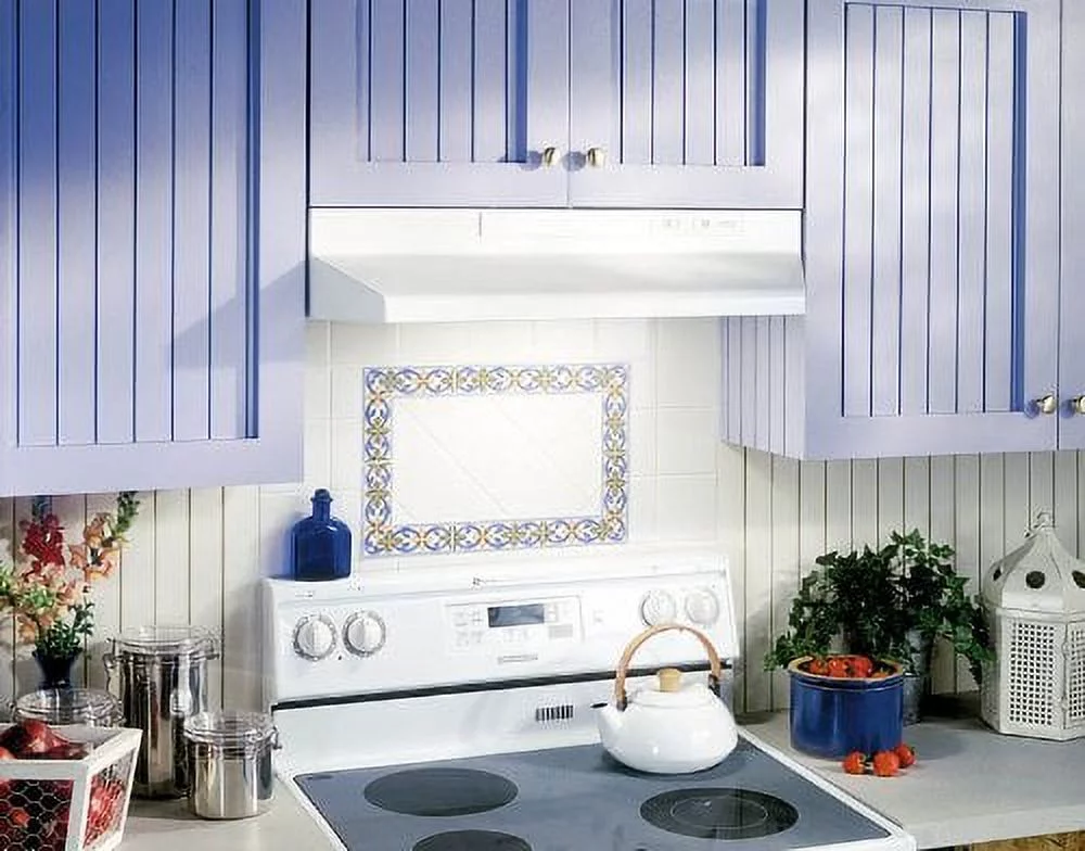 Broan F403601 36 inch White Under Cabinet Range Hood - Radiant Selections