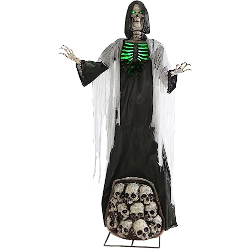 Haunted Hill Farm Motion-Activated 7.5-Ft. Tall Smoldering Ghoul