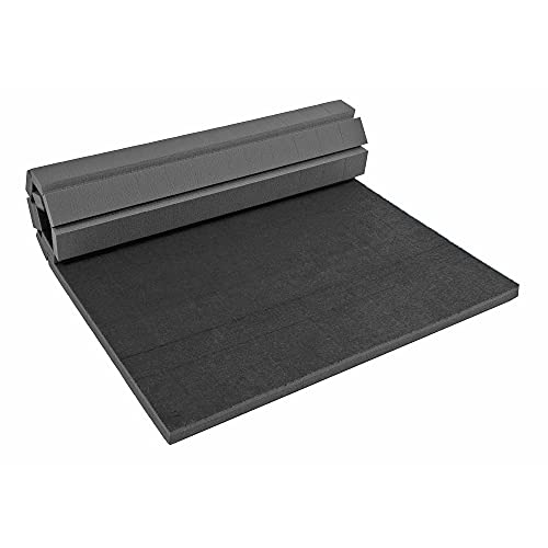 IncStores Cheer Mat | Rollout Gymnastics Mat with a Grippy Gym Carpet Top | Portable Cheerleading Gym Mats for Home Workout and Practice