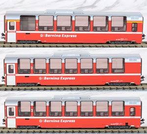 Kato N Gauge Rhaetian Railway Bernina Express New Logo 3 Cars Basic Set 10-1655