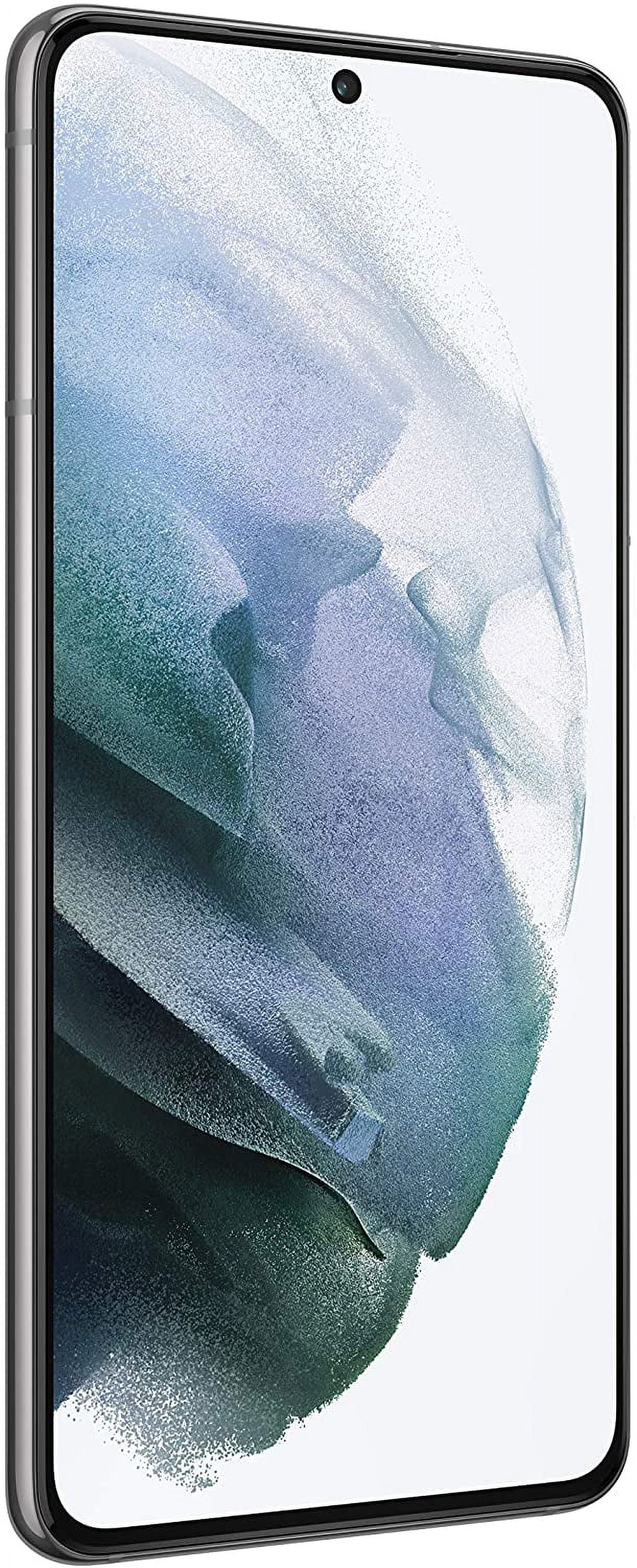 SAMSUNG Galaxy S21 5G G991U 128GB, Gray Unlocked Smartphone - Good Condition (Used)