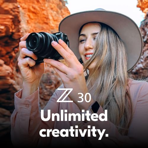 Nikon Z 30 Compact and Lightweight Mirrorless Camera with NIKKOR 16-50mm Lens with Creator's Kit