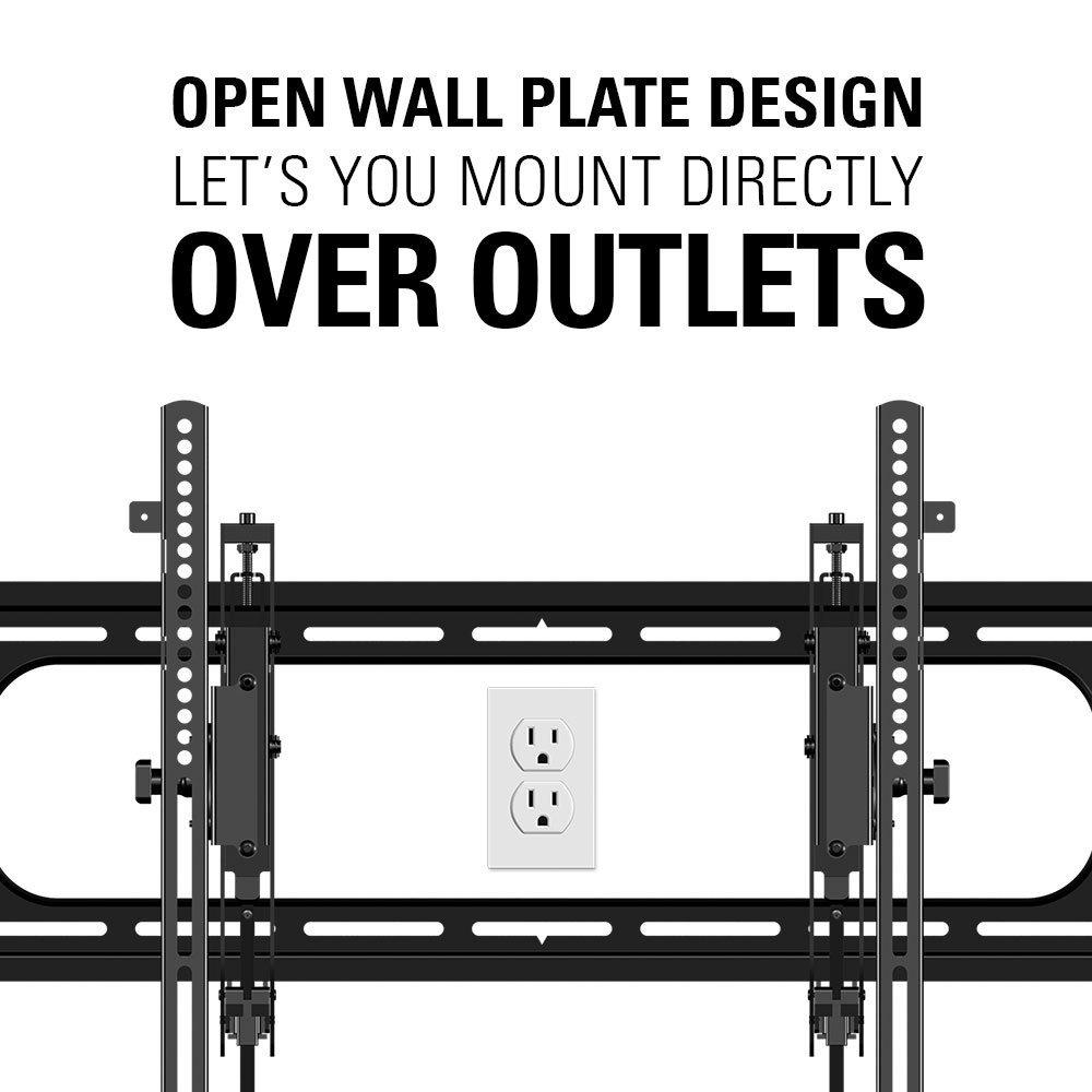 Sanus Advanced Tilt Premium Universal TV Wall Mount for 46” to 90” Flat-Panel TVs - Low Profile, Smooth Extension & Easy to Install - Model VLT6-B1