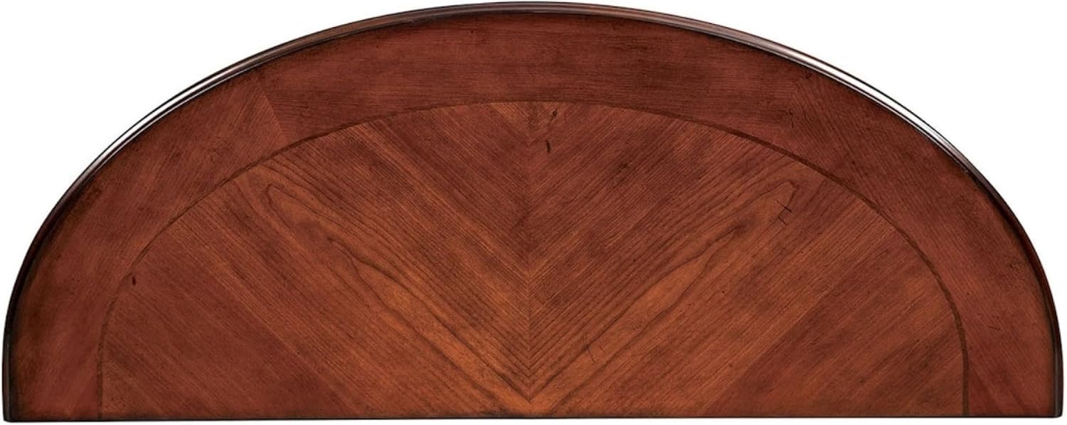 Traditional Style Brown Cherry 1pc Sofa Table Open Bottom Shelf Ornate Design Living Room Furniture