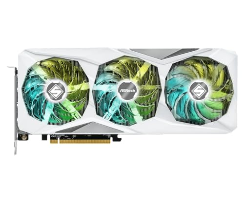 ASRock AMD Radeon RX 7700 XT Challenger 12GB GDDR6 192-bit 0dB Silent Cooling 7680 x 4320 DisplayPort HDMI LED Indicator 18Gbps Dual Fan Graphics Card
