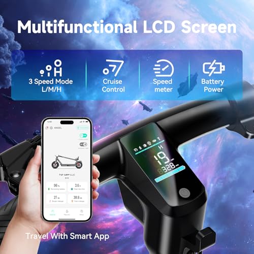 TST Electric Scooter for Adults, 19/20 Mph Top Speed, 20/30 Miles Range, Off Road Electric Scooter with Dual Suspension