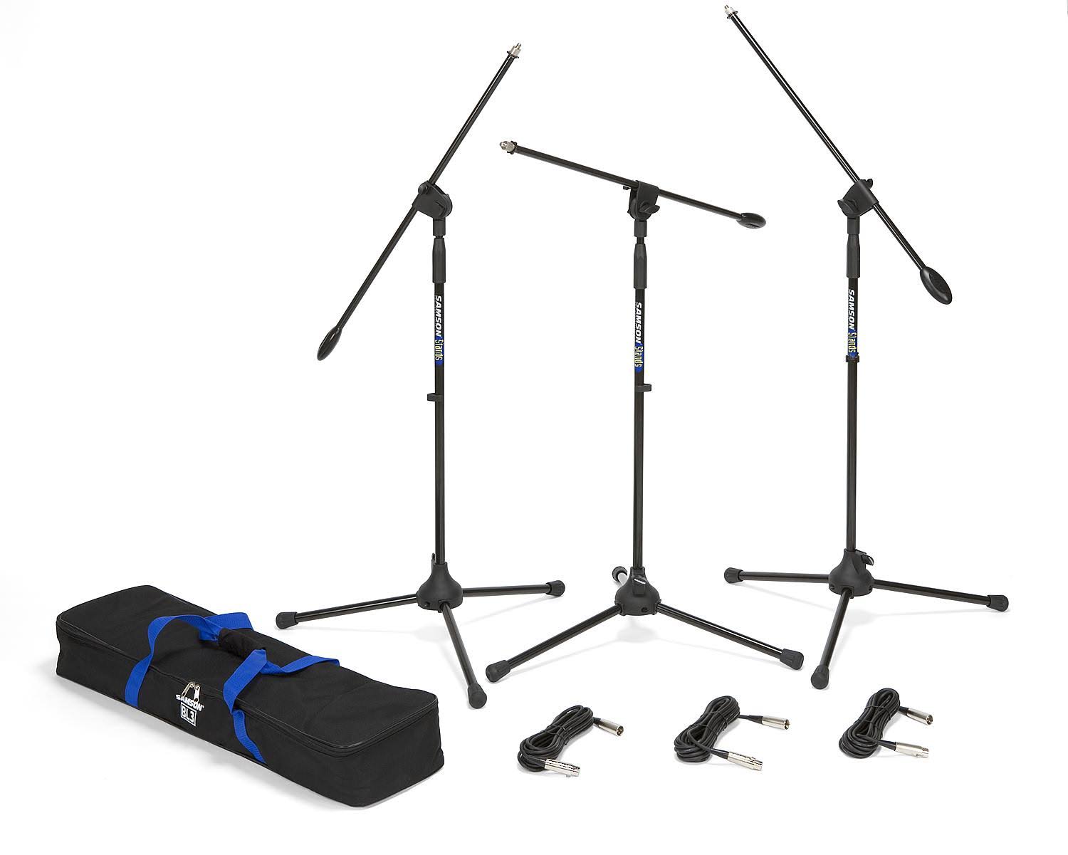 Samson BL3 VP - Boom Stand and Cable 3-Pack