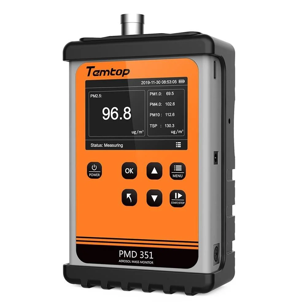 Temtop PMD 351 Handheld Particle Counter Particulate Meter for PM1.0/PM2.5/PM4.0/PM10/TSP