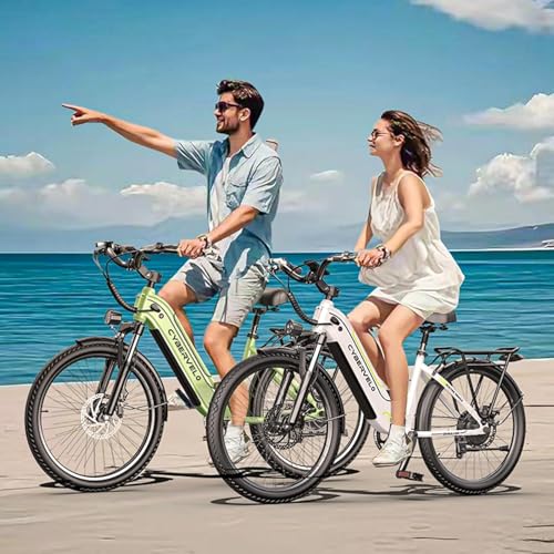 26“ Electric Bike for Adult,1000W Peak, up 80 Miles Removable Battery Ebike,Adult Electric Bicycles for All Terrain,Men Women E Bike, 7-Speed