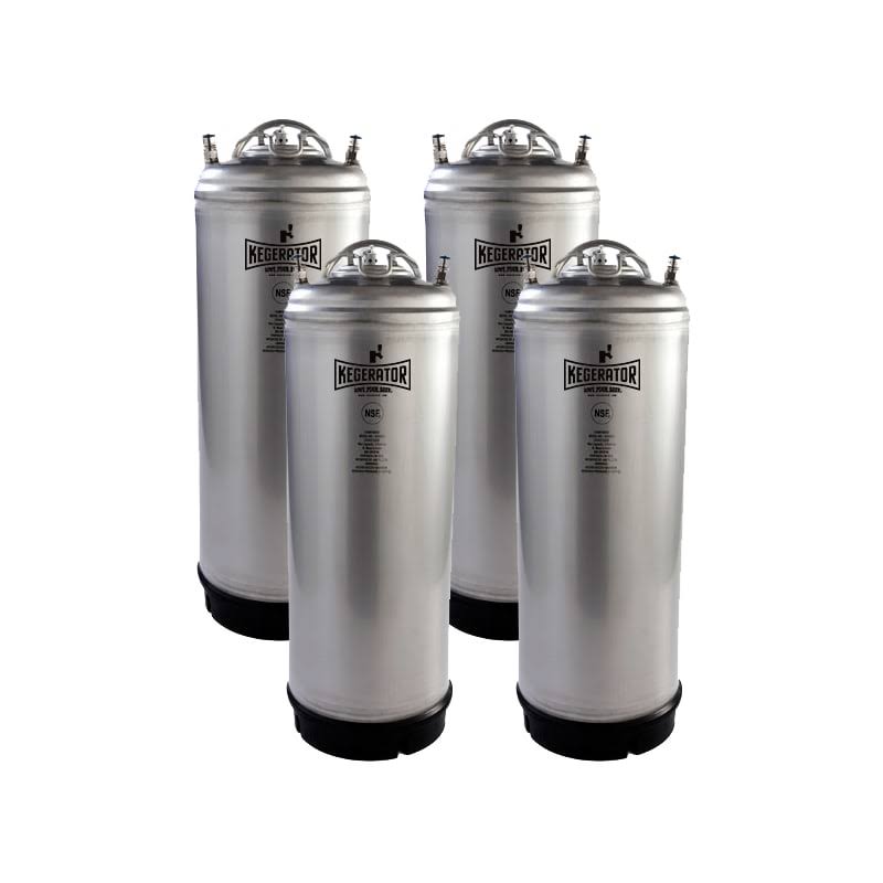 ASI New 5 Gallon Ball Lock Keg NSF Metal Strap Set of 4 5GSTRKEG-4PK