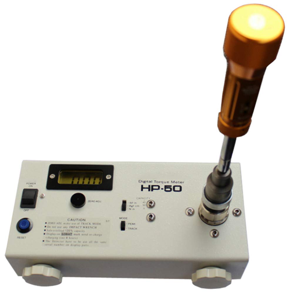 NEWTRY ZQ-10G Digital Display Torsion Tester/Torque Meter Torsiometer Dynamometer Portable Torsion Batch/Torque Wrench Calibrator with Test Head