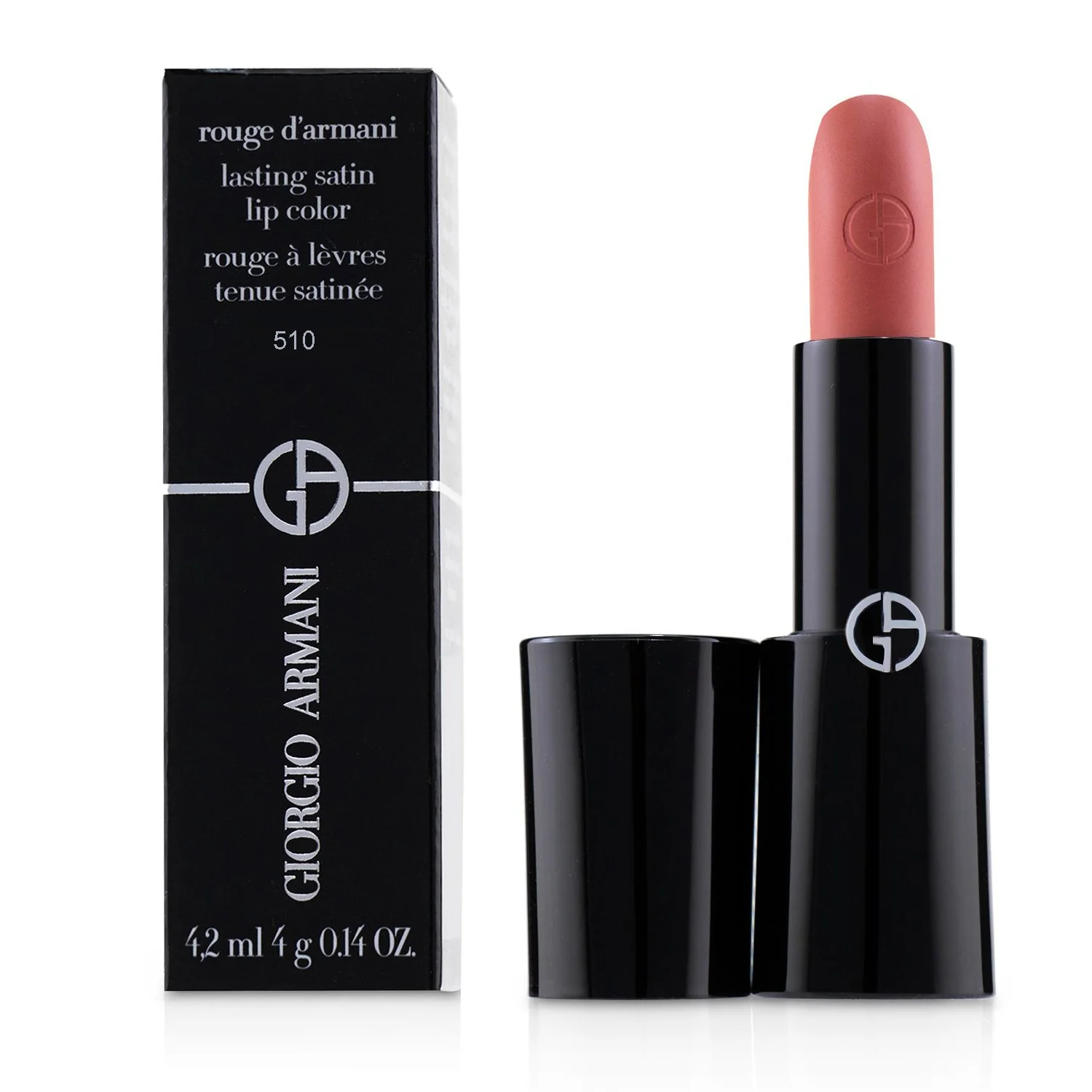 Giorgio Armani Rouge d'Armani Lasting Satin Lip Color - # 602 Night Viper  4g/0.14oz