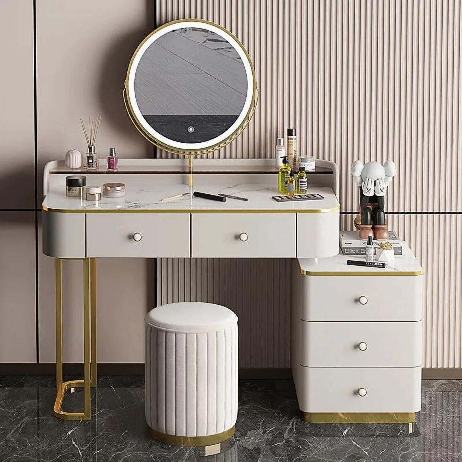 Multifunctional Storage Cabinet Bedroom Dressing Table Furniture Bedroom Dressers Dressers Tocador Maquillaje Home Furniture