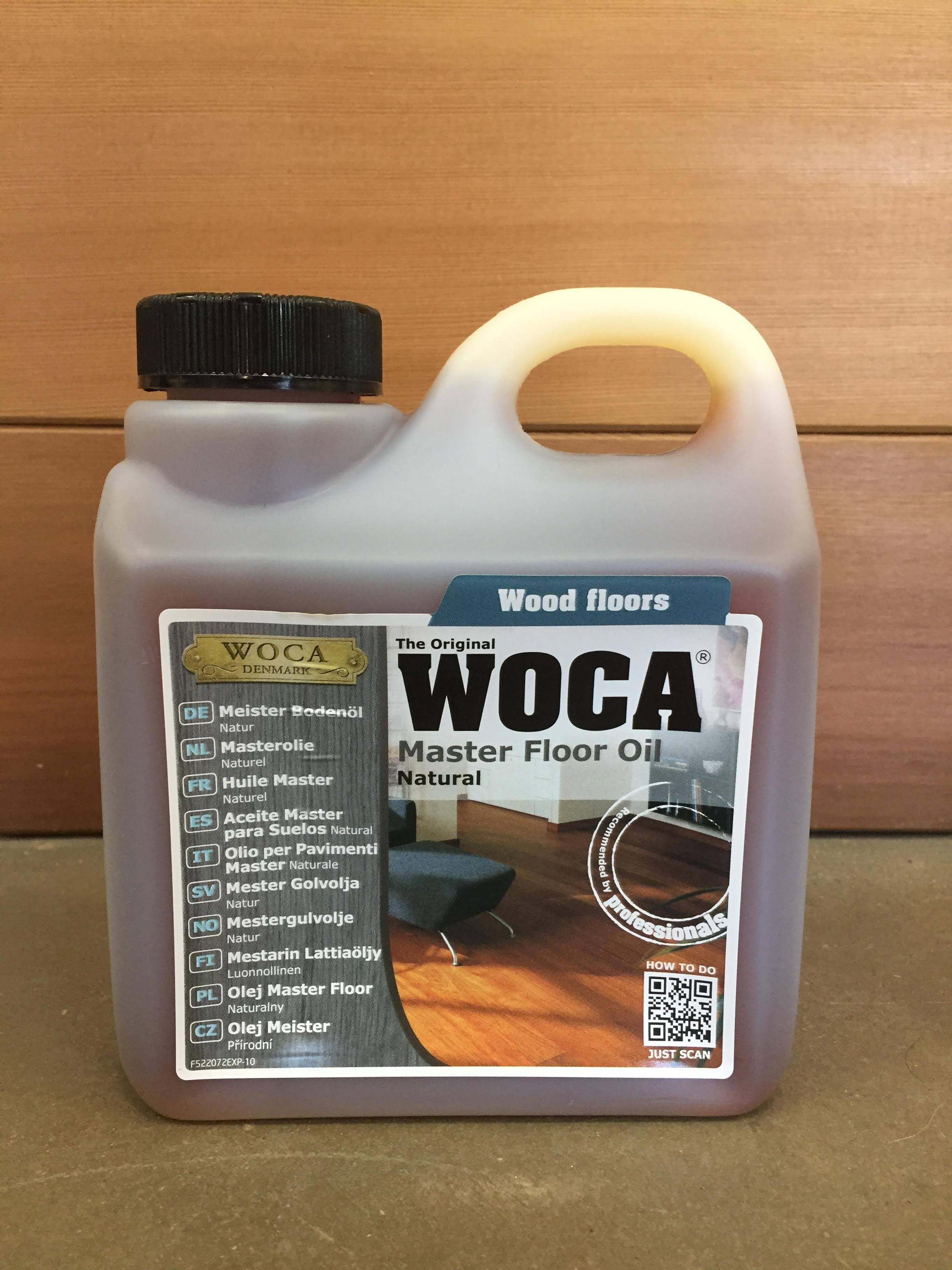 WOCA Master Floor Oil, Natural, 1-Liter