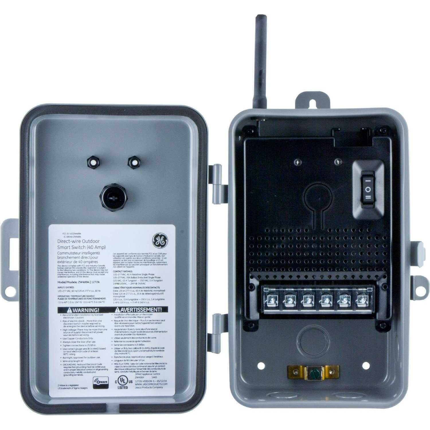 Enbrighten Z-Wave Plus 40-Amp Indoor/Outdoor Metal Box Smart Switch - Shop Hardware Tools Online Store