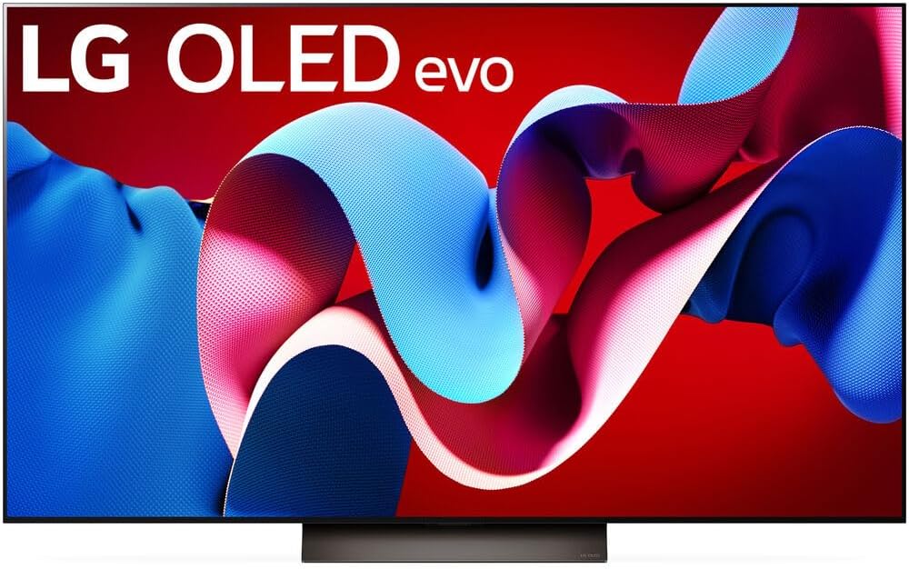 LG OLED55C4PUA 55 Inch Class OLED evo C4 Series Smart TV 4K Processor (2024) Bundle with 2 YR CPS Enhanced Protection Pack - Smart Home Appliances