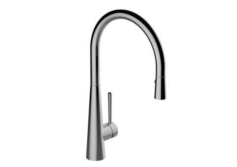 Graff G-4881-LM52-PC Conical Kitchen Pulldown, Polished Chrome