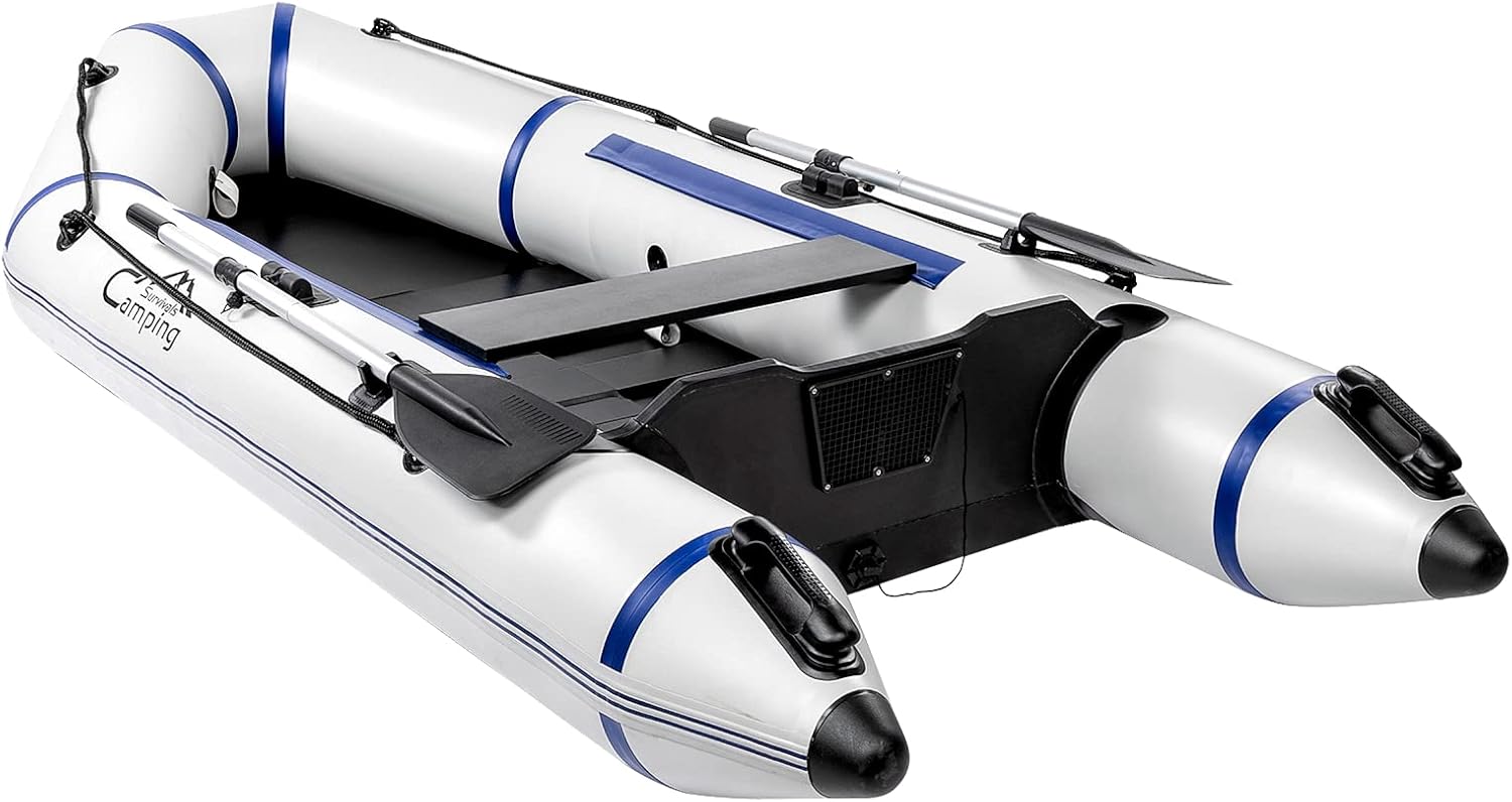 7.5-10 Foot Inflatable Dinghy Boat for Adults, Fishing Sport Assault Boat