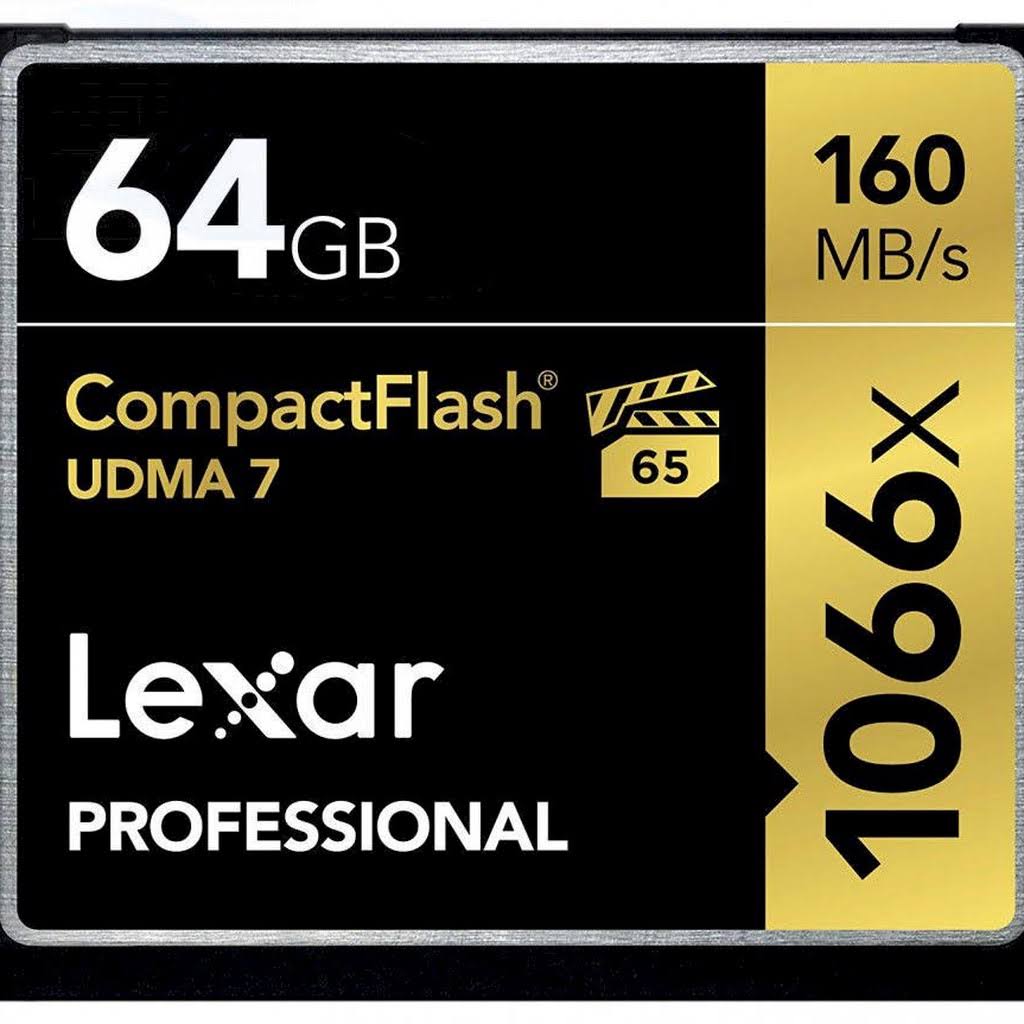 Lexar Professional 1066x CompactFlash Card - 64GB