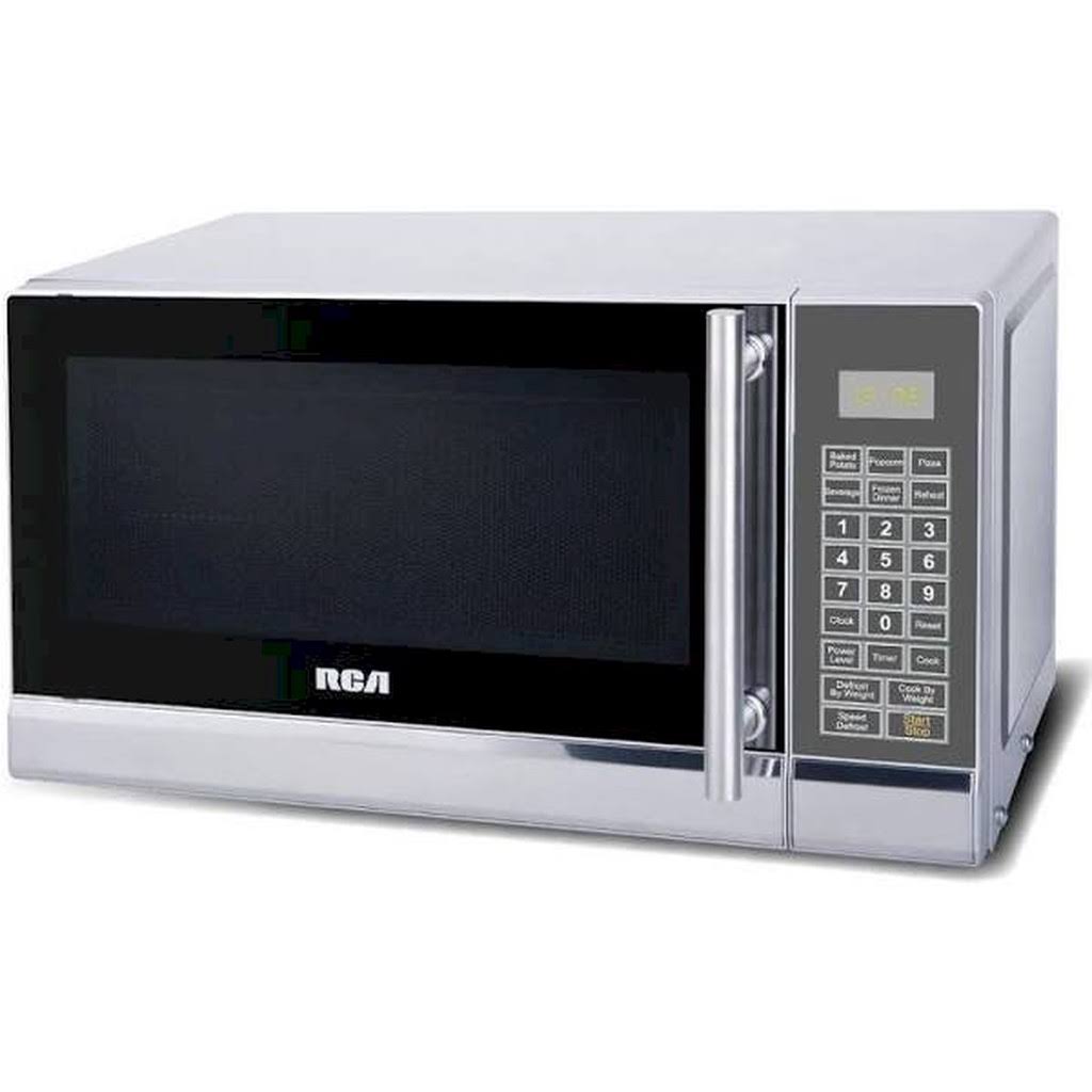 RCA 0.7 Cu. ft. Countertop Microwave in Stainless Steel, Silver