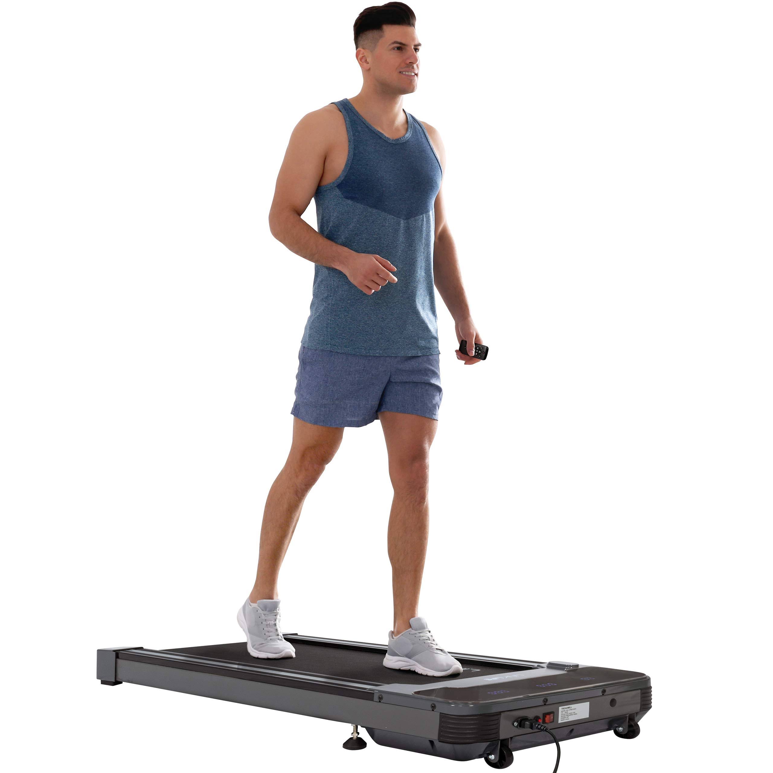 Gamma Under Desk Walking Treadmill, LED u0026 Remote, 0.5-4MPH (Black) - Avayadevconnect