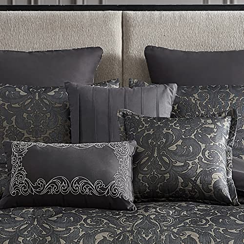 Riverbrook Home 100% Polyester Comforter Set, Queen, Hillcrest - Ivory/Gold, 9 Piece Set